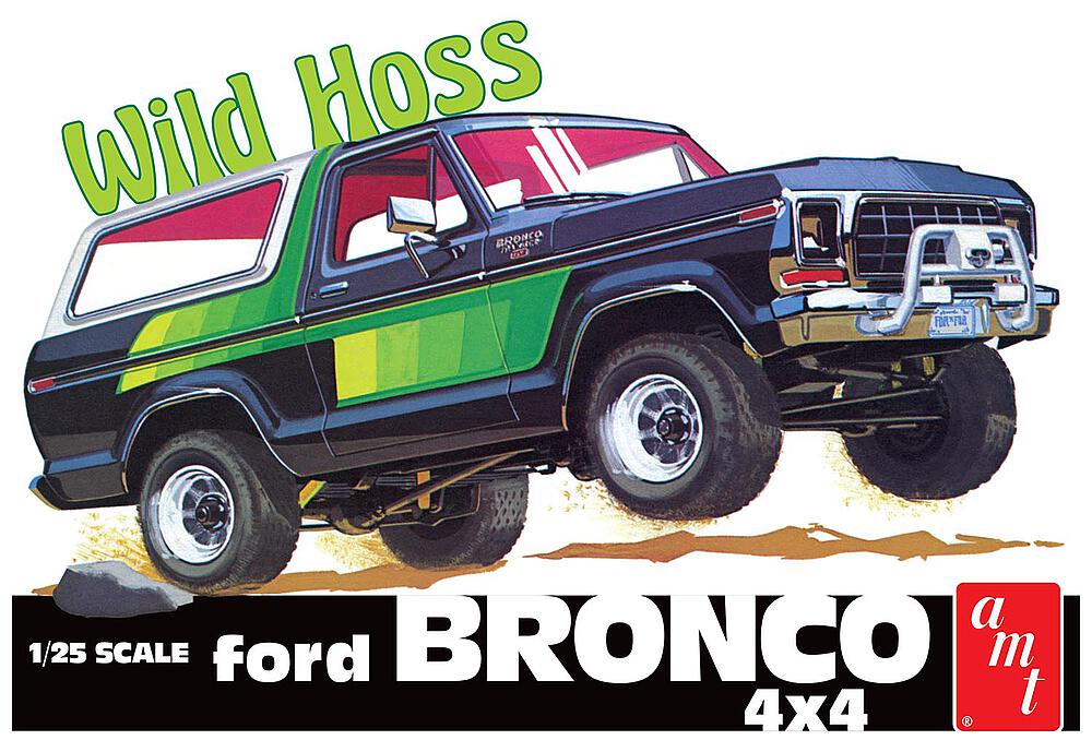 AMT AMT1304/12  1/25 1978 Ford Bronco Wild Hoss 