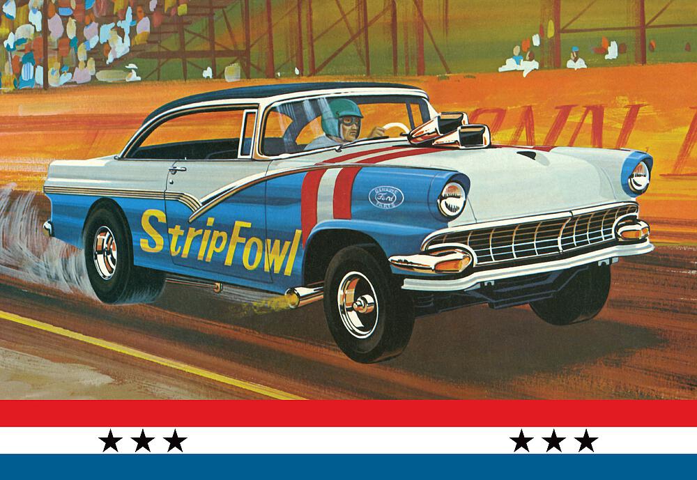 AMT AMT1308/12  1/25 1956 Ford Victoria Hardtop 