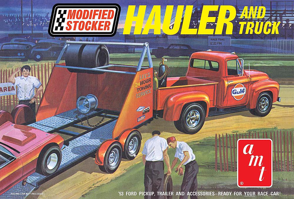AMT AMT1310/12  1/25 1953 Ford Pickup Modified Stocked Hauler Gulf 