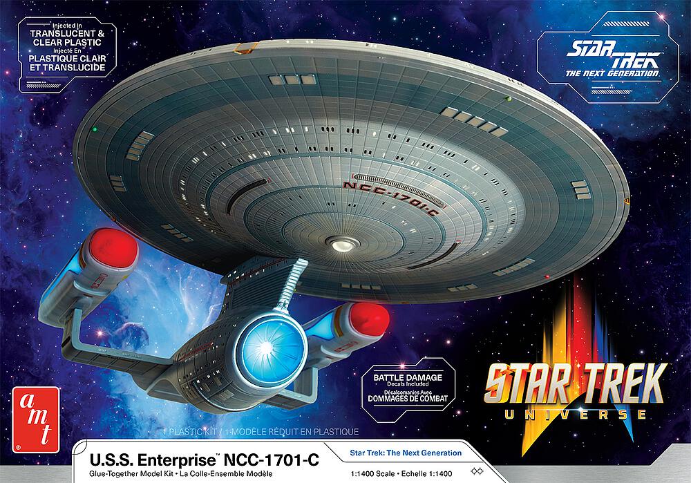 AMT AMT1332M/12  1:1400 Star Trek USS Enterprise NCC 1701 C 