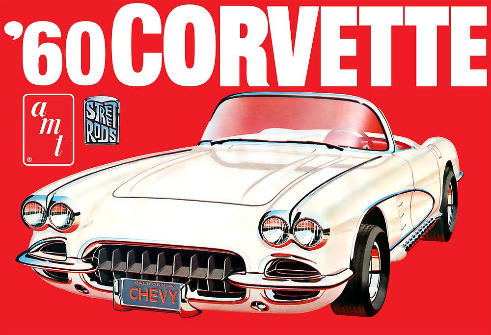 AMT AMT1374/12  1/25 1960 Chevrolet Corvette 