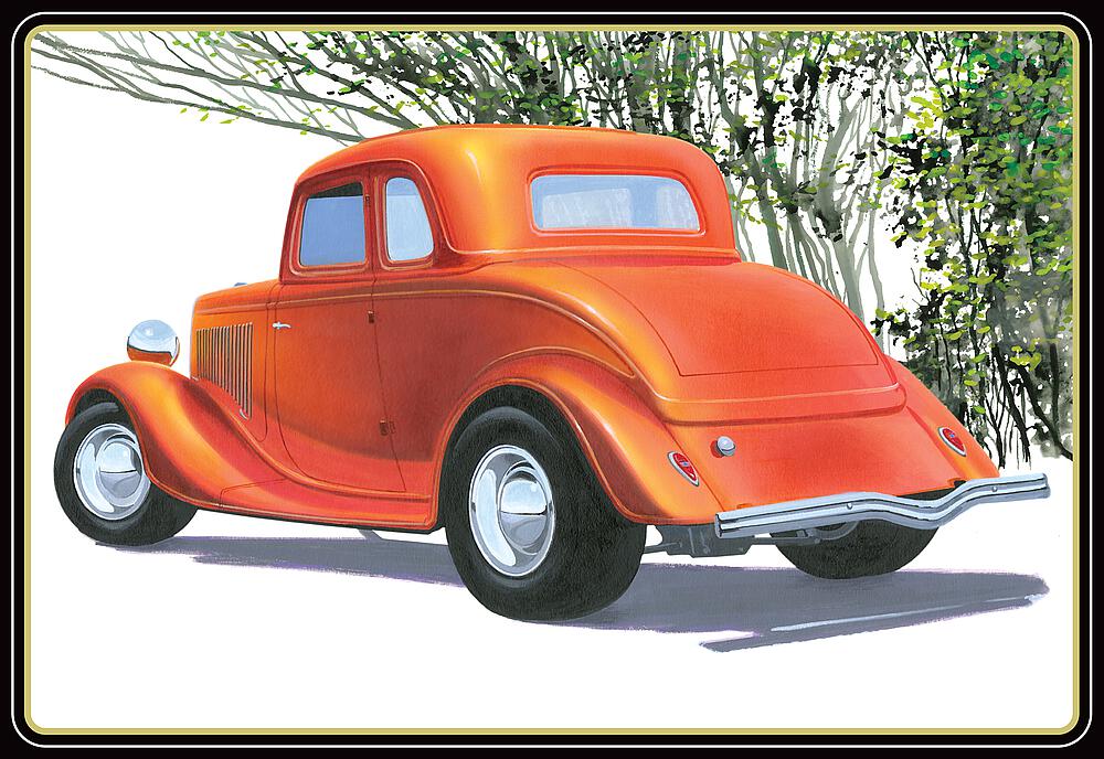 AMT AMT1384/12  1/25 1934 Ford 5-Window Coupe Street Rod 