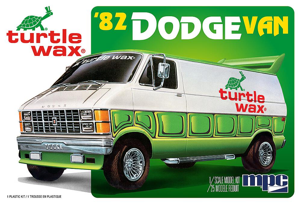 MPC MPC943M/12  1/25 1982 Dodge Van Custom (Turtle Wax) 