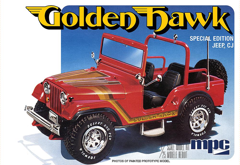 MPC MPC986/12  1/25 1981 Jeep CJ5 Golden Hawk 