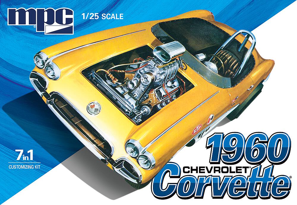 [MPC MPC1002/12  ] MPC MPC1002/12  1/25 1960 Chevy Corvette 7 en 1 