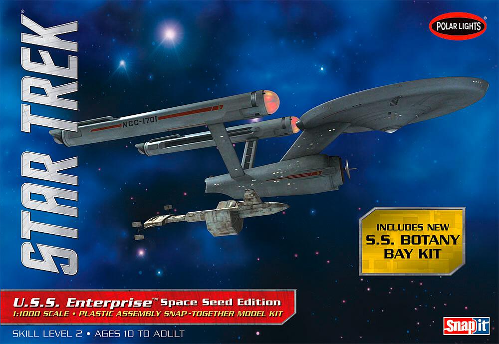 [POLAR LIGHTS POL908M/12  ] POLAR LIGHTS POL908M/12  1/1000 Star Trek TOS USS Enterprise Édition Graines d'espace 