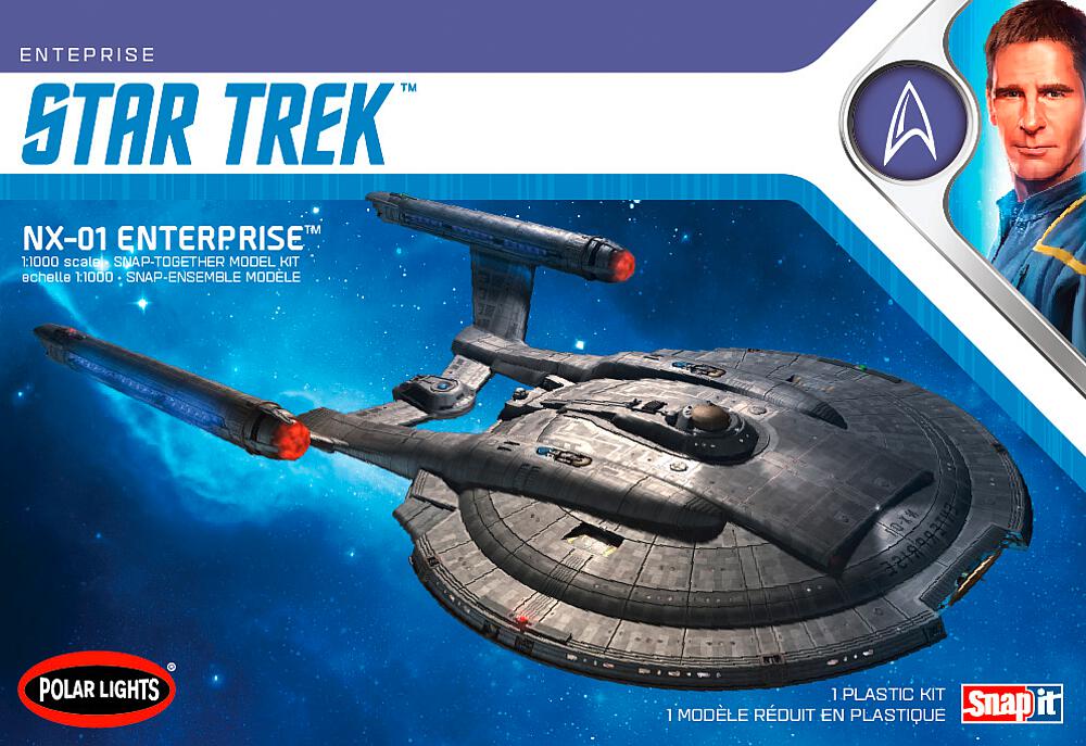 [POLAR LIGHTS POL966M/12  ] POLAR LIGHTS POL966M/12  1/1000 Star Trek NX-01 Enterprise 