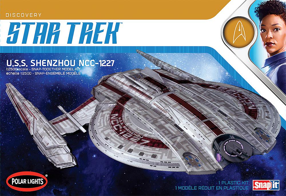 POLAR LIGHTS POL967M/12  1/2500 Star Trek - USS Shenzhou, Kit à découper 