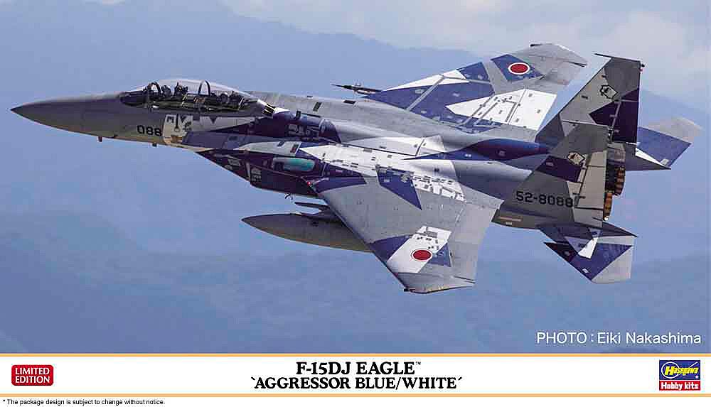 HASEGAWA 2379  1/72 F-15DJ Eagle Aggressor blue &amp; white 