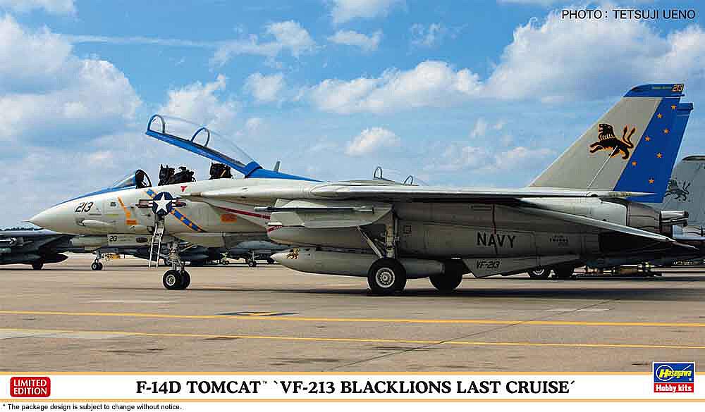 HASEGAWA 2406  1/72 F-14D Tomcat, VF 213, dernière croisière des Blacklion 