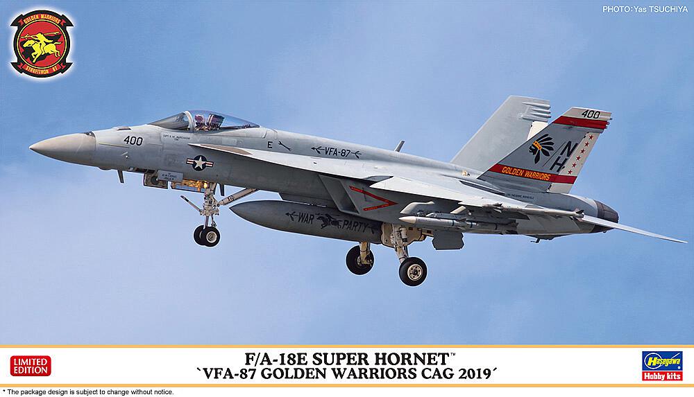 HASEGAWA 2417  1/72 FA-18E Super Hornet VFA 87 Golden WarrioresCAG 2019 