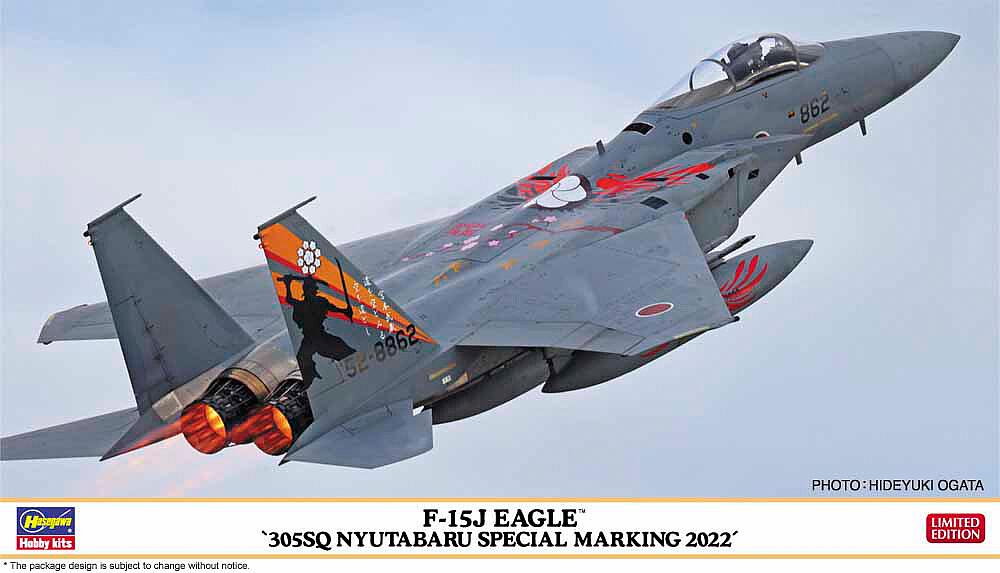 HASEGAWA 2442  1/72 F-15J Eagle, 305SQ Nyutabaru Special Marking2022 