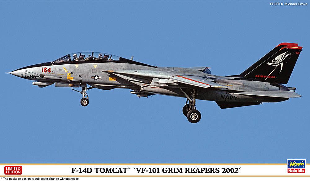 HASEGAWA 2444  1/72 F-14D Tomcat VF-101 Grim Reapers 2002 