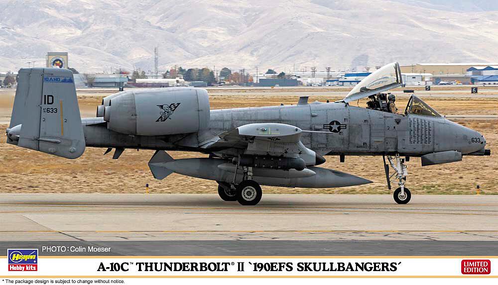 HASEGAWA 2451  1/72 A-10C Thunderbolt II, 190EFS Skullbangers 