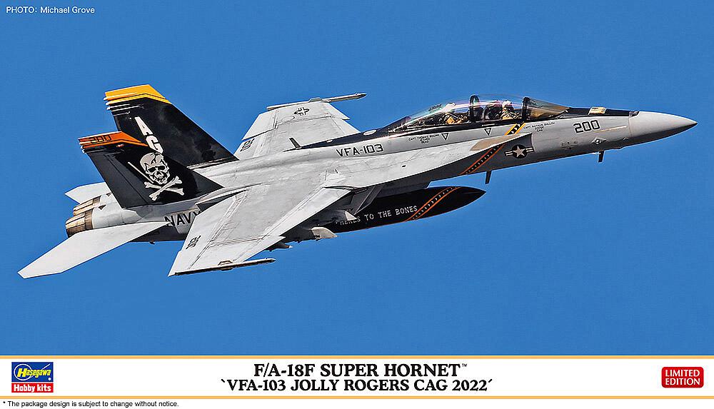 HASEGAWA 2458  1/72 FA-18F Super Hornet, VFA-103 Jolly Rogers VAG002022 