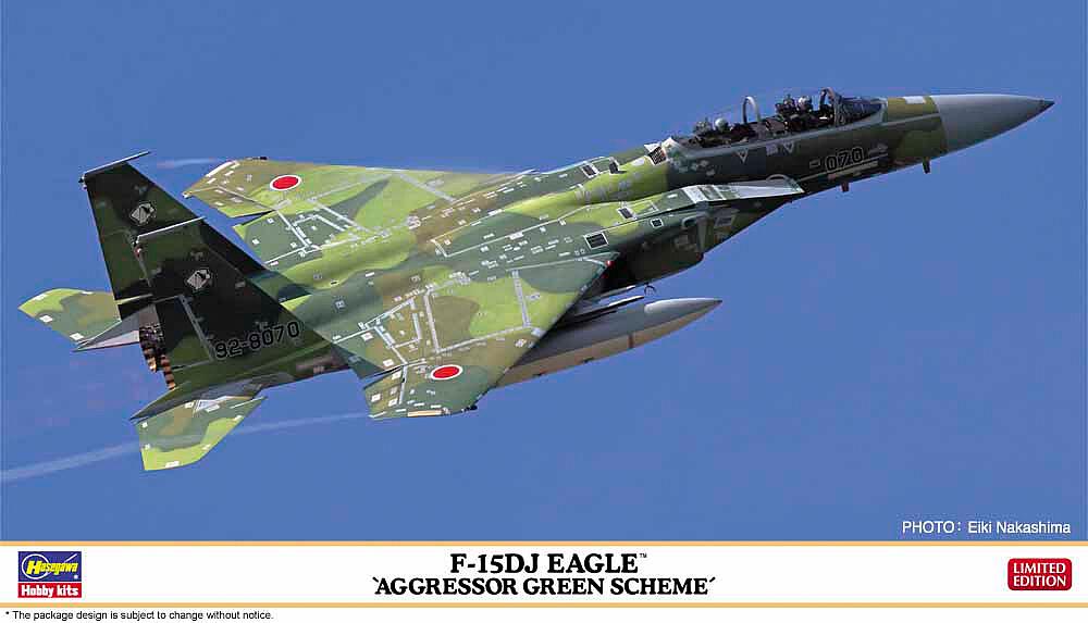 HASEGAWA 2460  1/72 F-15DJ Eagle Aggressor Green Scheme 