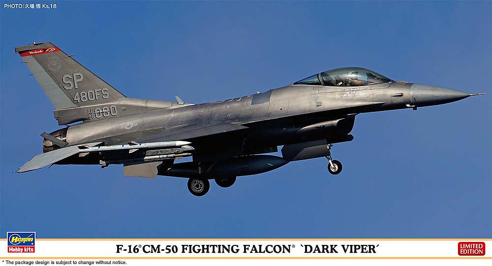 HASEGAWA 7522  1/48 F-16CM 50 Fighting Falcon Dark Viper 