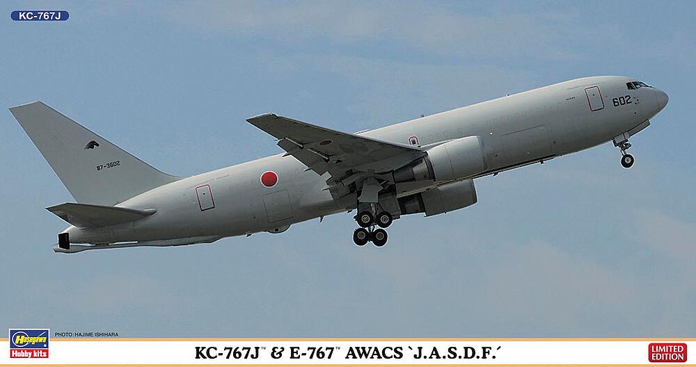 HASEGAWA 10802  1/200 KC-767 &amp; E-767 Awacs, JASDF 