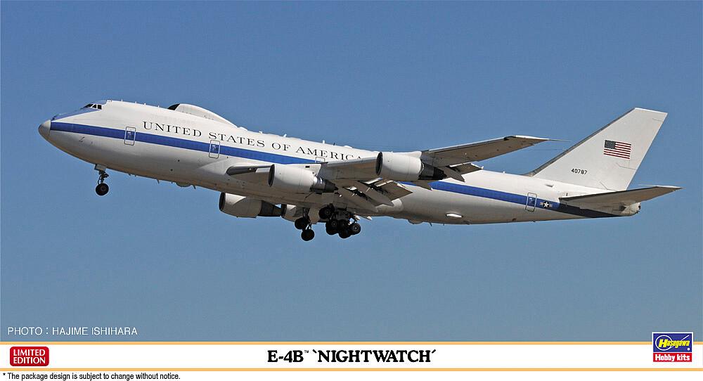 HASEGAWA 10825  1/200 Boeing E-4B Nigthwatch 