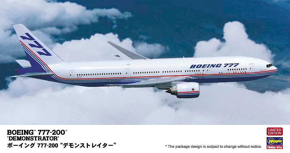 HASEGAWA 10857  1/200 Démonstrateur Boeing 777-200 