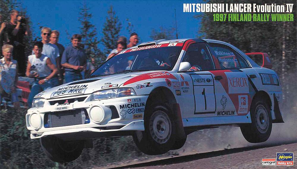 HASEGAWA 20480  1/24 Mitsubishi Lancer Evo IV, Finland Rally 1997 