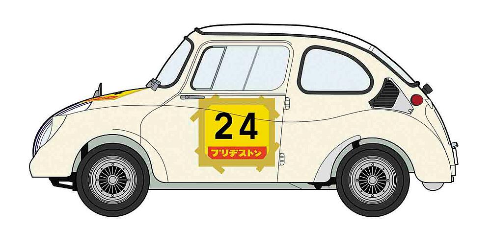 HASEGAWA 20569  1/24 Subaru 360, 1966 Suzuka 500 km race 