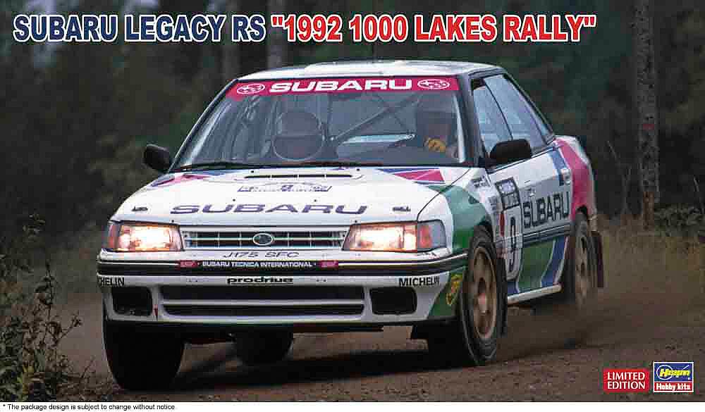 HASEGAWA 20577  1/24 Subaru Legacy RS, 1992 1000 Lakes Rally 