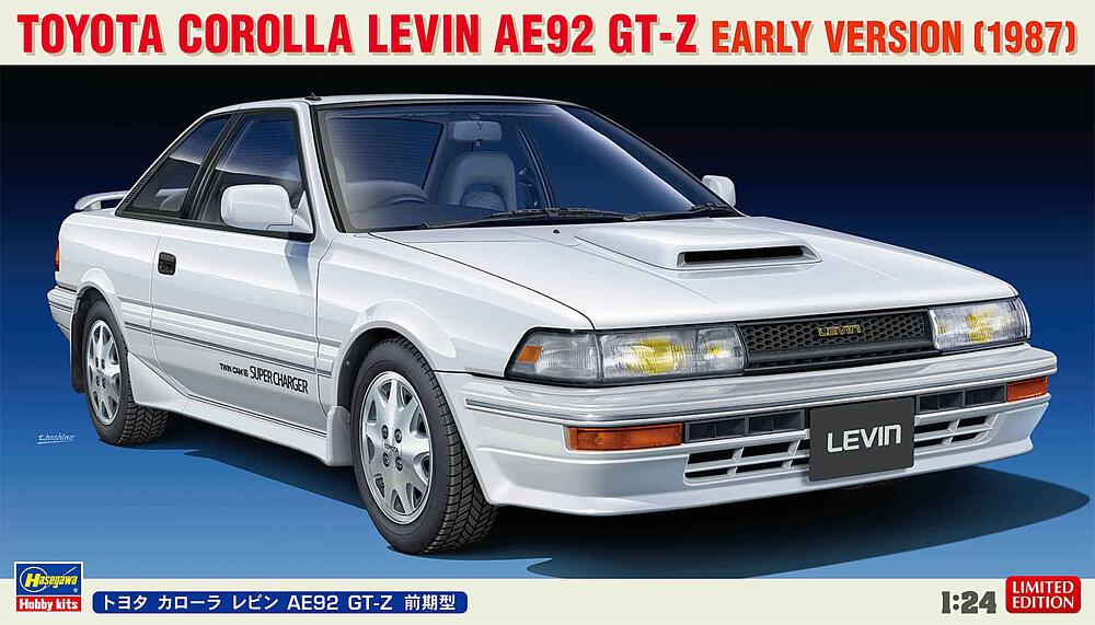 HASEGAWA 20596  1/24 Toyota Corolla Levin AE92 GT-Z, Früh 