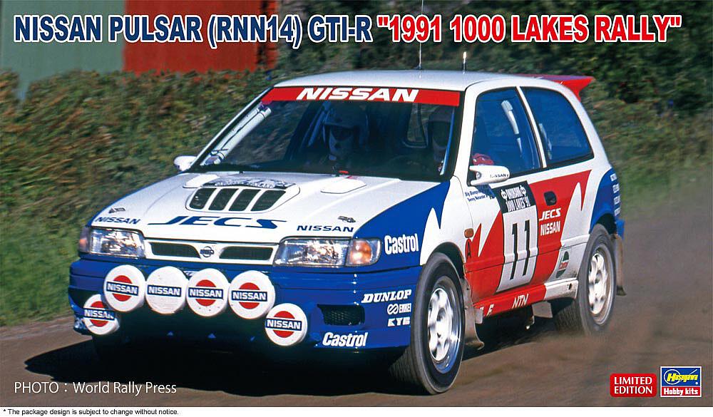 HASEGAWA 20605  1/24 Nissan Pulsar GTI-R, 1000 Lakes Rally 1991 