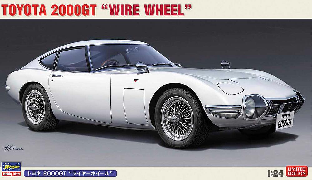 HASEGAWA 20617  1/24 Toyota 2000GT, roue à fil 
