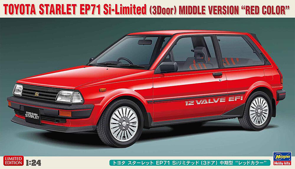 HASEGAWA 20660  1/24 Toyota Starlet EP 71 Si Limited 