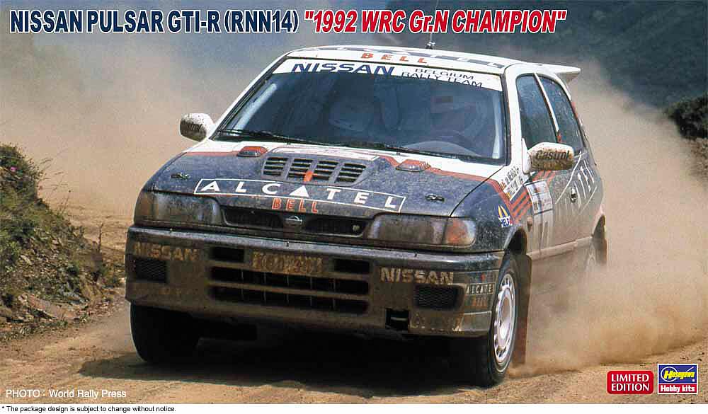 HASEGAWA 20676  1/24 Nissan Pulsar GTI-R, 1992 WRC Gr. N. Champion 