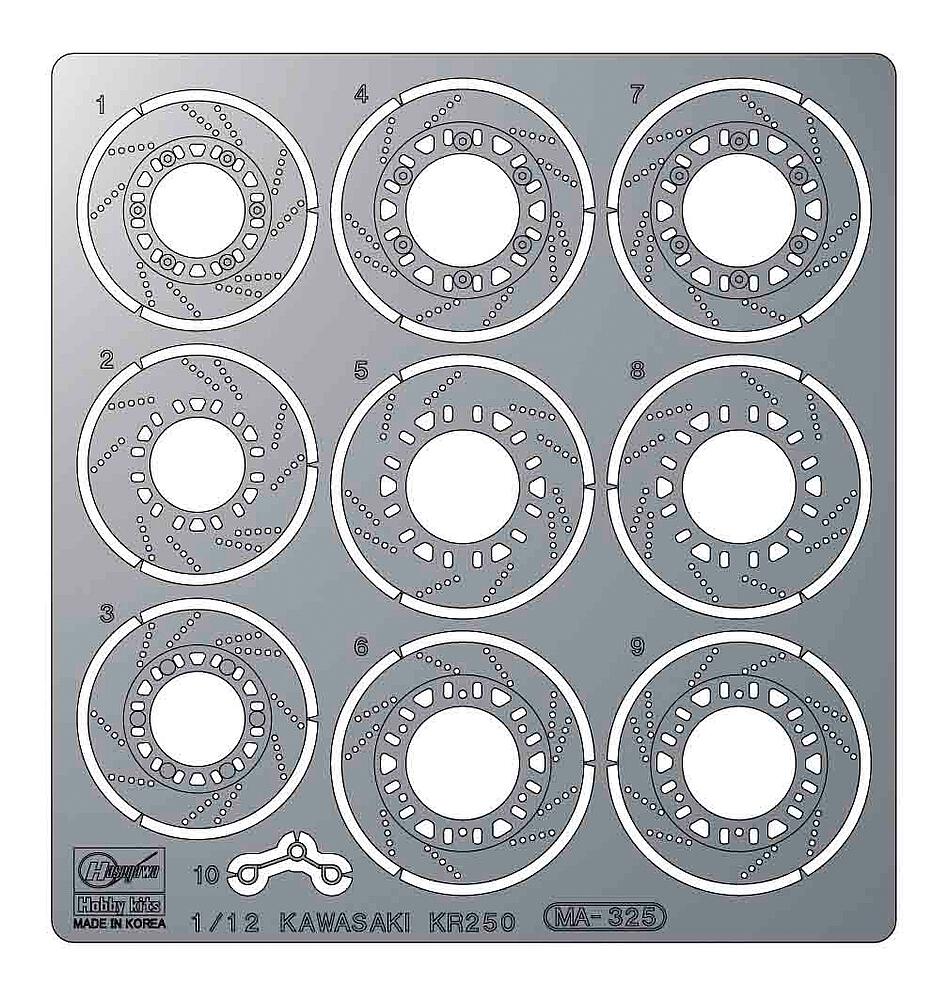 HASEGAWA 21736  1/12 photodécoupe, Kawasaki, KR250 