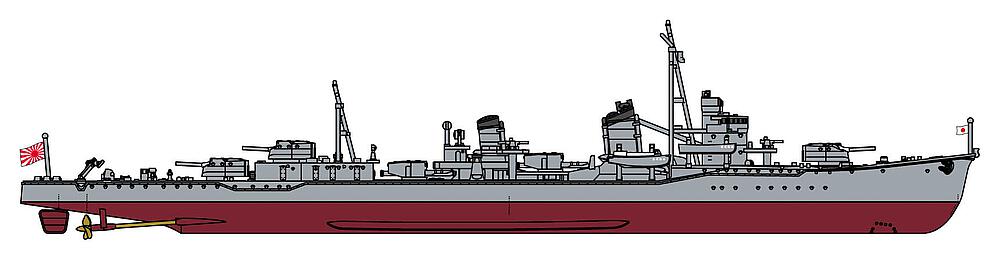 HASEGAWA CH126  1/700 IJN Minegumo, coque pleine 