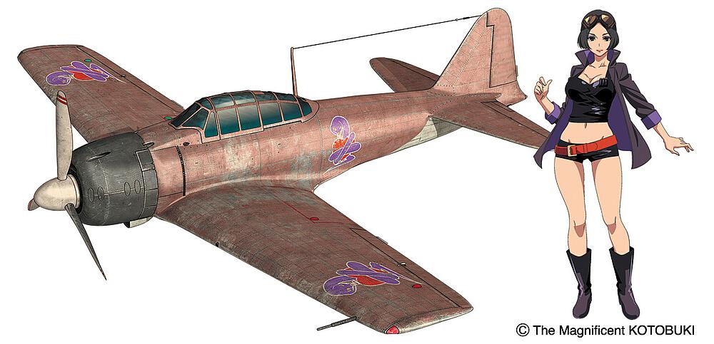 HASEGAWA SP407  1/48 The Magnificent Kotobuki,A6M3 Zero Fighter Type 32 Nao 