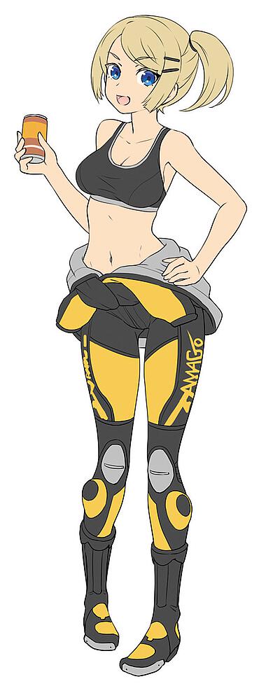 HASEGAWA SP408  1/12 EGG Girls, Amy McDonnel,Biker Girl 