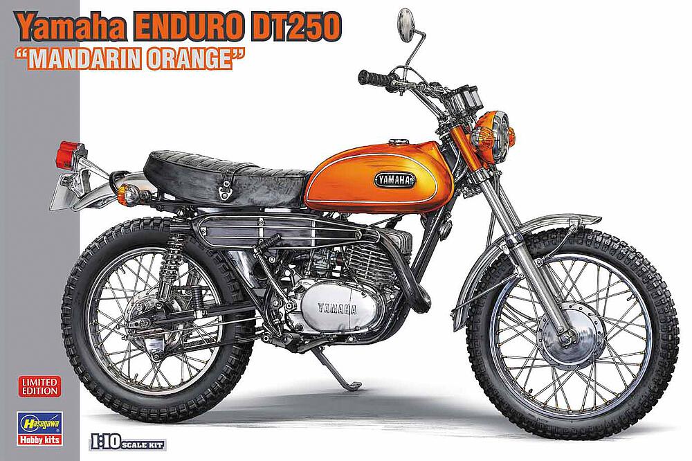 HASEGAWA SP529  1/10 Yamaha Enduro DT250, orange mandarine 