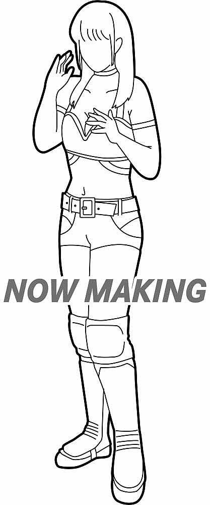 HASEGAWA SP557  1/12 Real Figure Collection No.30, Fille catcheuse 