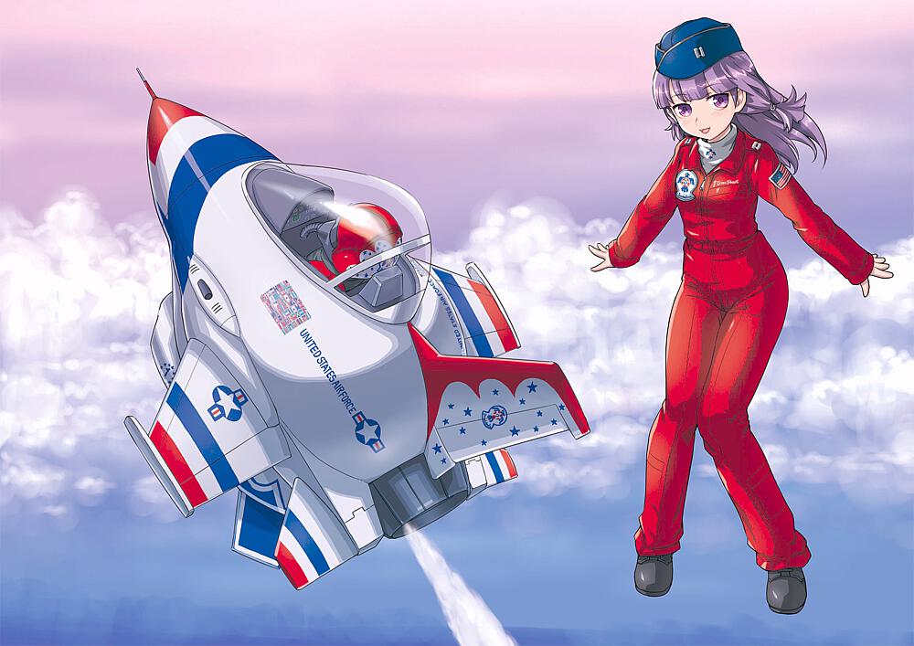 HASEGAWA TH14  EGG PLANE F-16 Fighting FalconThunderbirds 