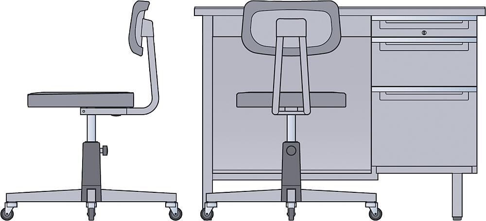 HASEGAWA FA03  1/12 Bureau et chaise 