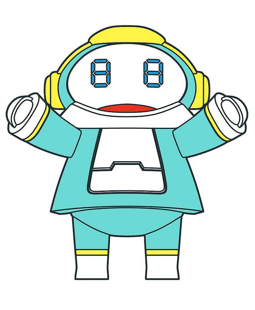 HASEGAWA 64790  TINY MechatrWeGo, No 04, Set de patch, Aqua Green &amp;Lemon 