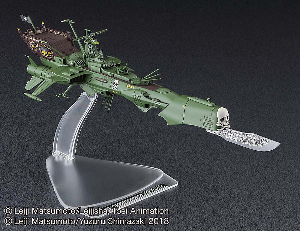 HASEGAWA 64802  1/2500 Space Pirate Battleship Arcadia, Galaxy Express 