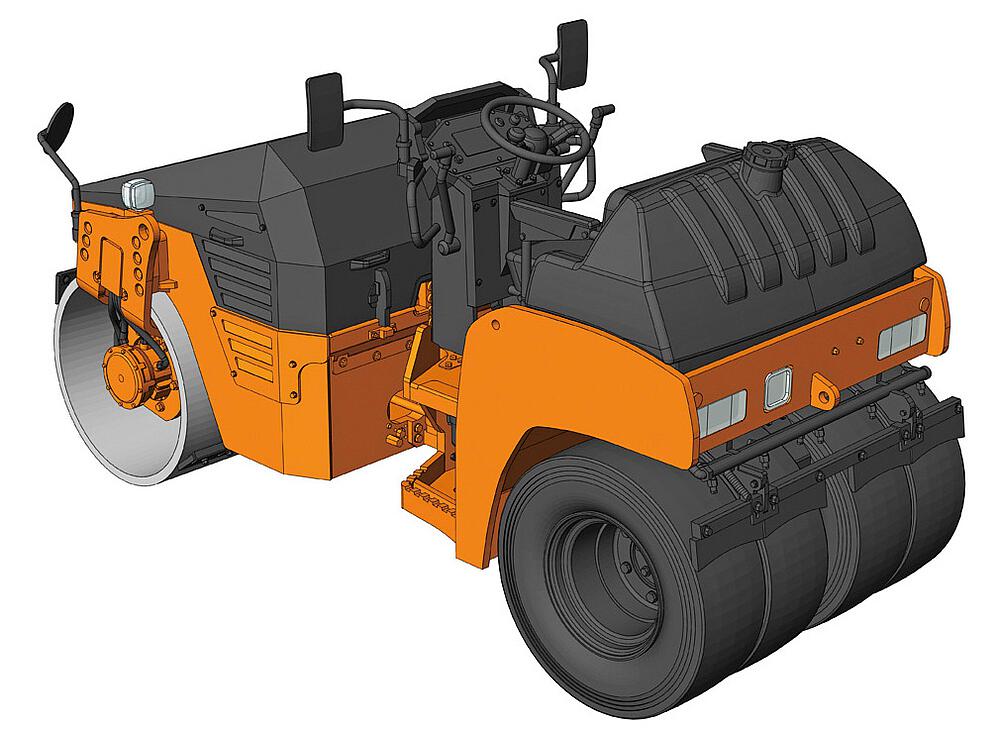 HASEGAWA WM02  1/35 Rouleau compresseur vibrant Hitachi ZC50C5 