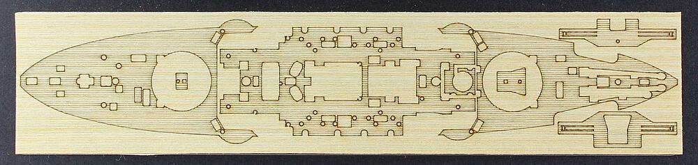 HASEGAWA QG60  1/700 Pont en bois pour le navire de guerre Mikasa 