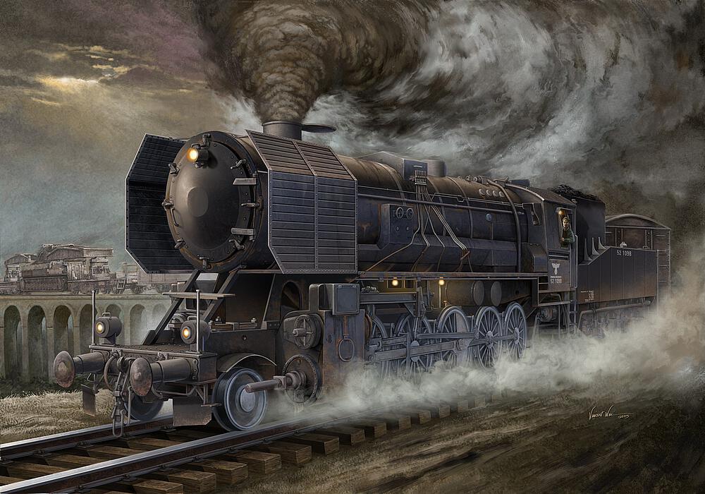 TRUMPETER 210  1/35 BR-52, Locomotive de guerre 