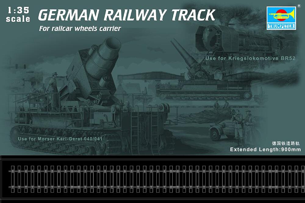 TRUMPETER 213  1/35 Rails de chemin de fer allemands 