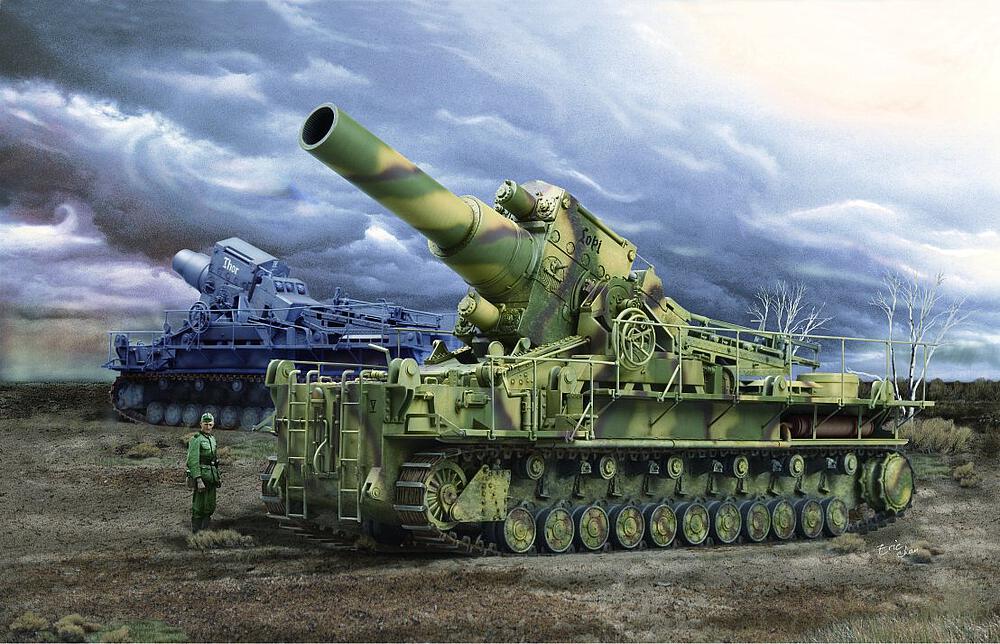 TRUMPETER 215  1/35 Mortier appareil Karl 040/041 