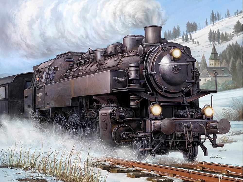 TRUMPETER 217  1/35 BR-86, Locomotive à vapeur 