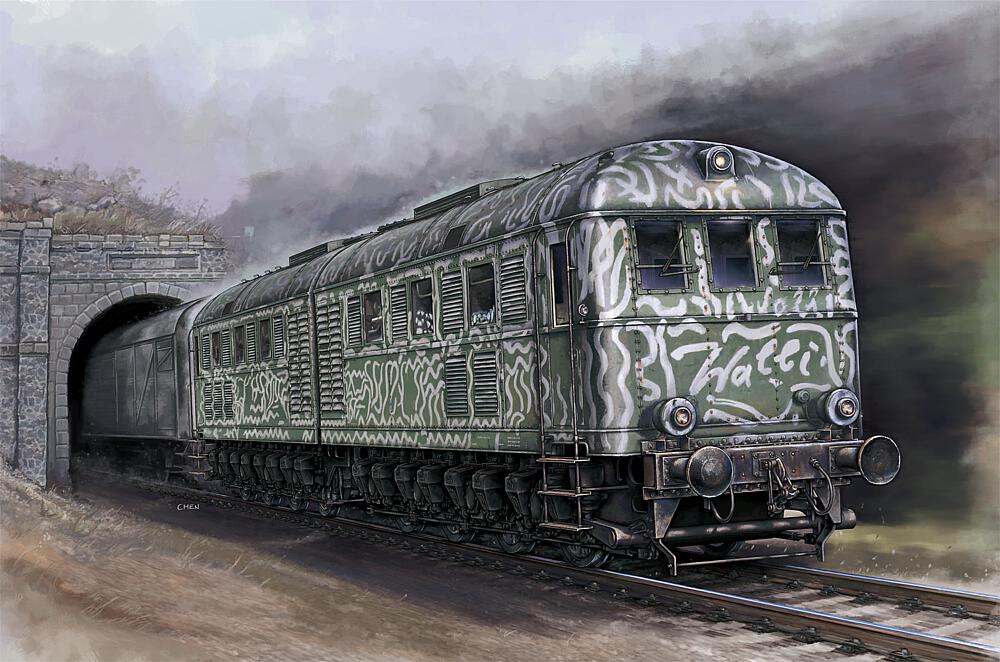 TRUMPETER 225  1/35 Locomotive de la Wehrmacht V188 