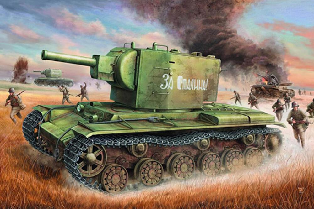 TRUMPETER 312  1/35 Réservoir KV-2 